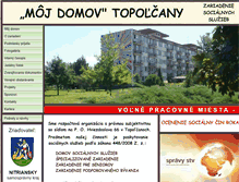 Tablet Screenshot of moj-domov.sk